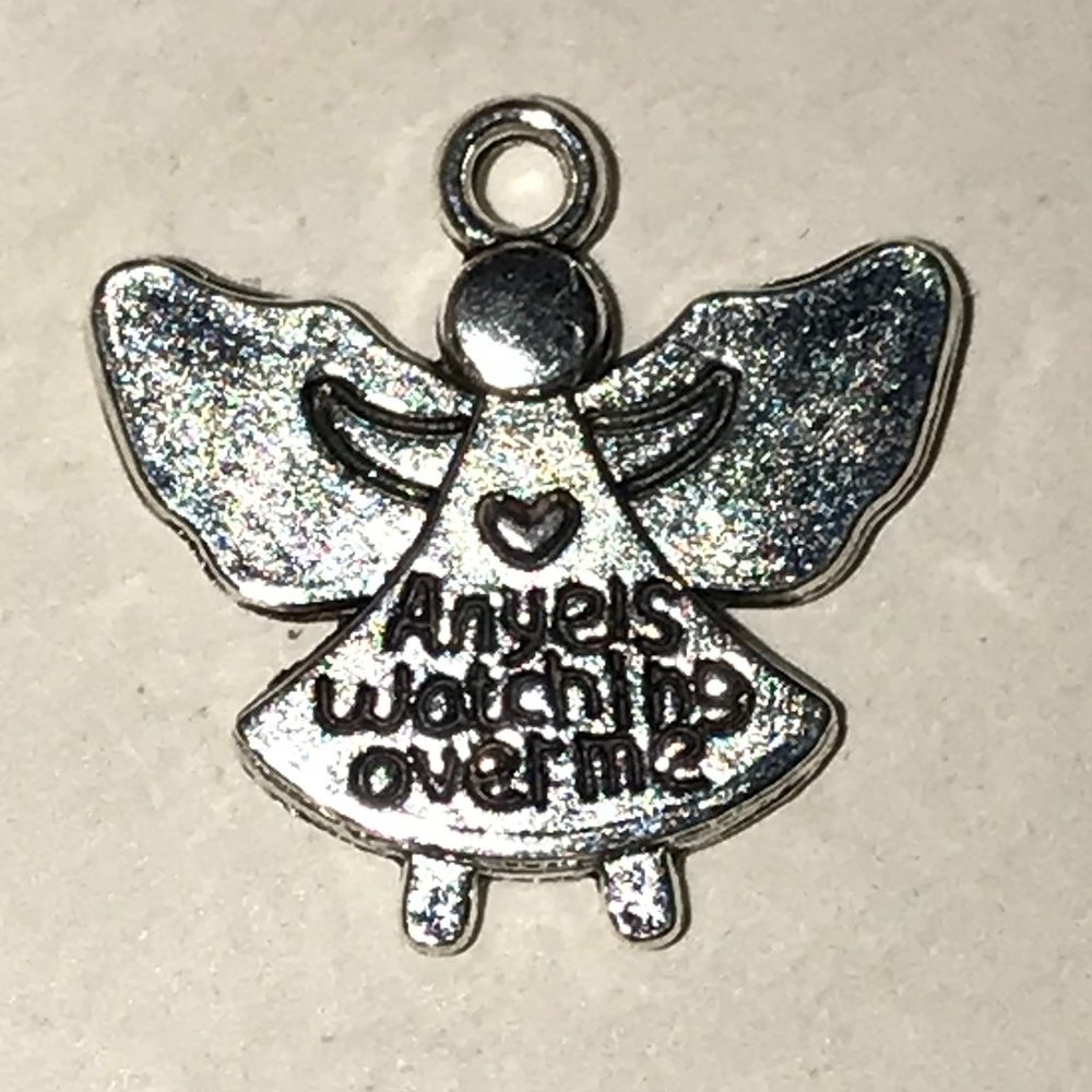 Cute Pewter Angel Charm